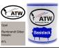 Preview: Opel, Rembrandt Silber Metallic, 87L: 1L Lackdose, von ATW Autoteile West.